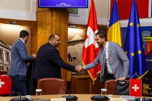 Cluj-Napoca - Viceprimarul Dan Ștefan Tarcea a primit vizita delegației Biroului de Cooperare Elvețiană din cadrul Ambasadei Elveției în România