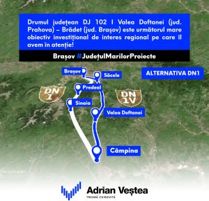 CJ Brașov - modernizarea drumului judeţean DJ 102