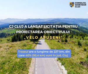 CJ Cluj a lansat licitație pentru proiectarea a 227 km de piste de biciclete pe teritoriul județelor Cluj, Bihor și Alba